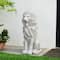 Glitzhome® 27.75" MGO Guardian Sitting Lion Garden Statue